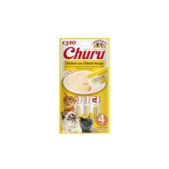 CHURU STICK SNACK GATTO AL POLLO CON FORMAGGIO 4 STICK
