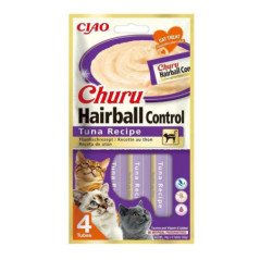 CHURU STICK CREMOSI AL TONNO HAIRBALL CONTROL 4 STICK