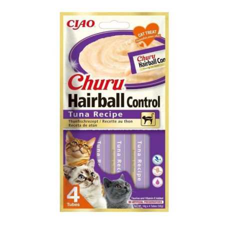 CHURU STICK CREMOSI AL TONNO HAIRBALL CONTROL 4 STICK