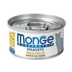 MONGE MONOPROTEIN SFILACCETTI POLLO 80GR