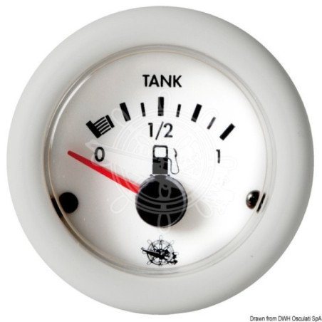 INDICATORE CARBURANTE UNIVERSALE 10-180 ohm OSCULATI