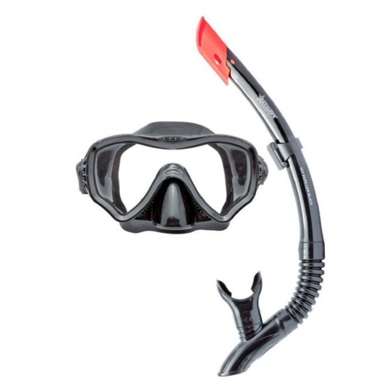 ABYSSTAR SET MASCHERA E BOCCAGLIO PAPILLON BLACK