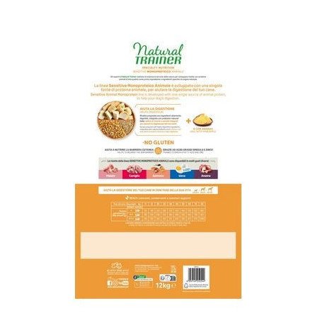 NATURAL TRAINER ADULT MEDIUM E MAXI CON AGNELLO E CEREALI