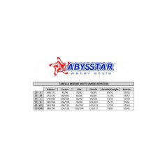 ABYSSTAR PACIFIC 9MM MUTA 2 PEZZI CON CERNIERA