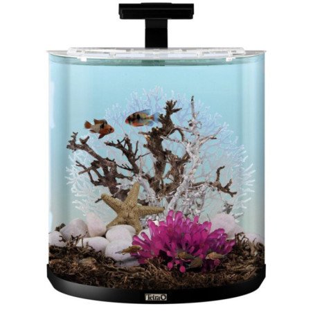 TETRA ACQUARIO EXPLORER NERO LED PESCI 60LT