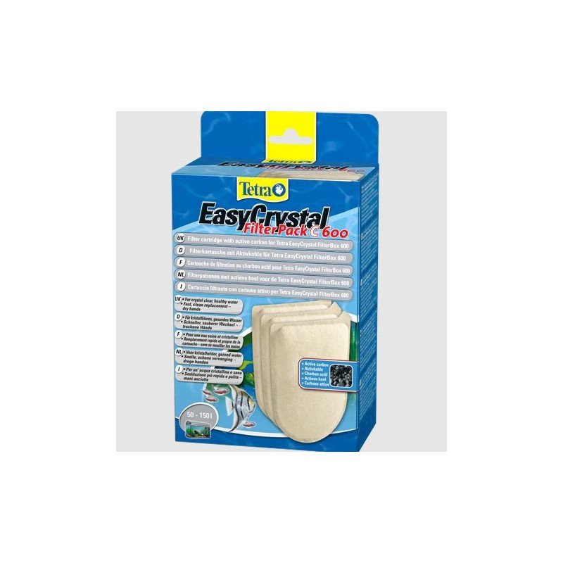 TETRA EASYCRYSTAL FILTER PACK C600 CON CARBONE ATTIVO