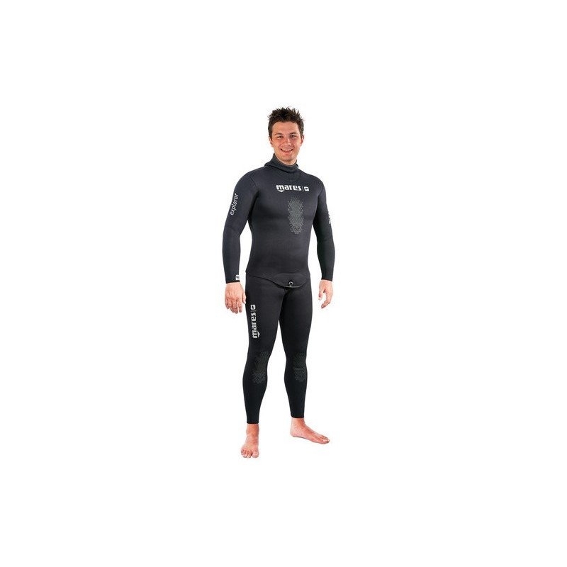 MARES MUTA COMPLETA EXPLORER LISCIO 5MM NERA