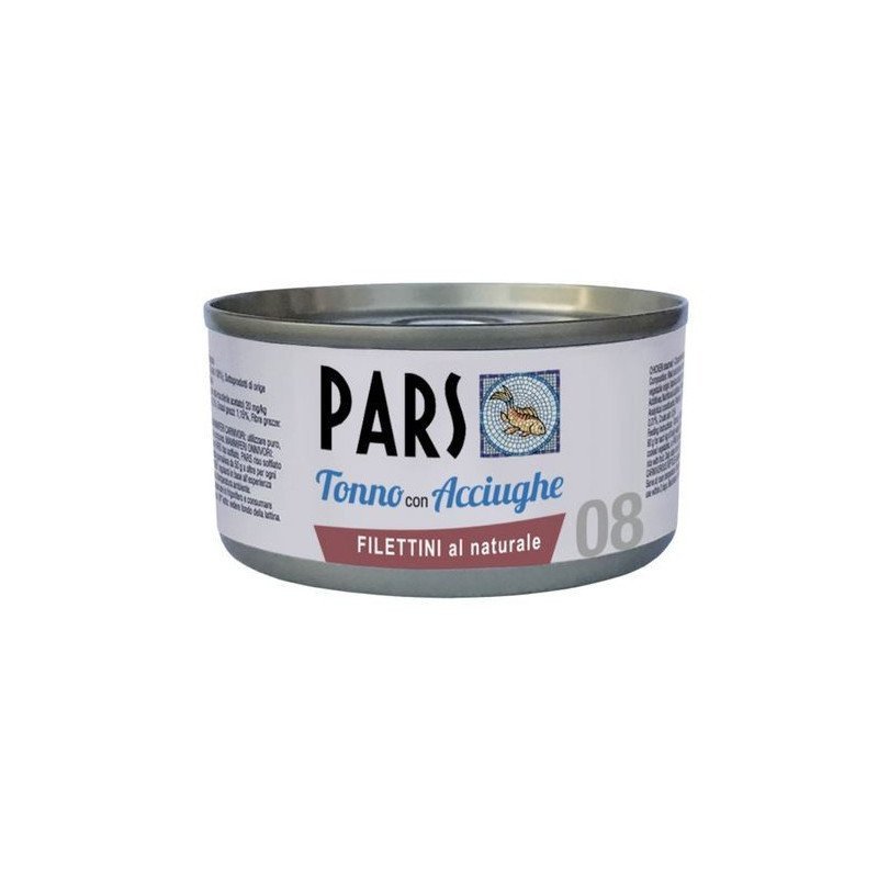 PARS UMIDO FILETTINI AL NATURALE TONNO CON ACCIUGHE 85GR