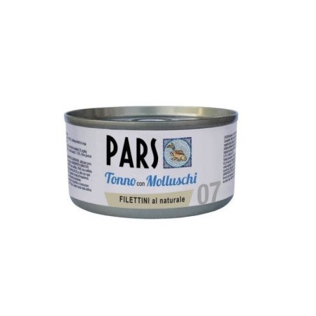 PARS UMIDO FILETTINI AL NATURALE TONNO CON MOLLUSCHI 85GR