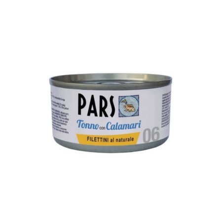 PARS UMIDO FILETTINI AL NATURALE TONNO CON CALAMARI 85GR