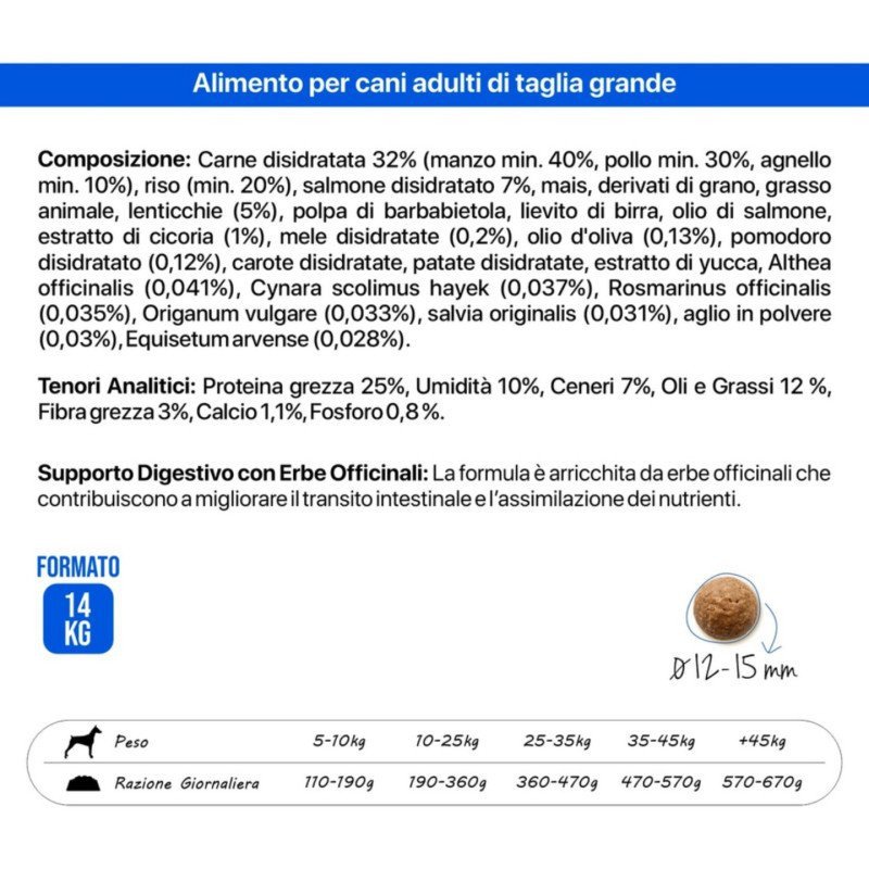 ALTHEA MARE E MONTI MAXI MANZO POLLO AGNELLO E SALMONE 14KG