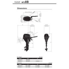 TOHATSU FUORIBORDO 4 TEMPI 8HP MEGA 7 ANNI DI GARANZIA