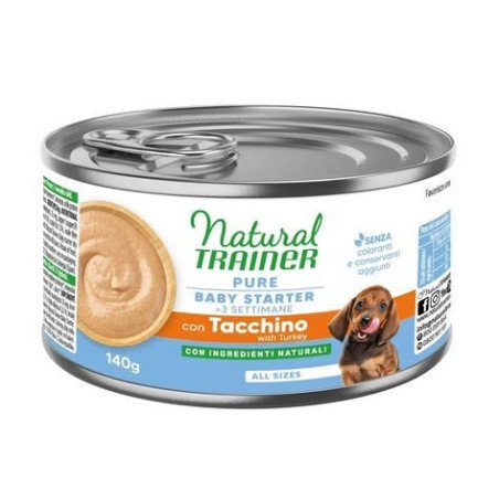 NATURAL TRAINER BABY STARTER CON TACCHINO 140GR
