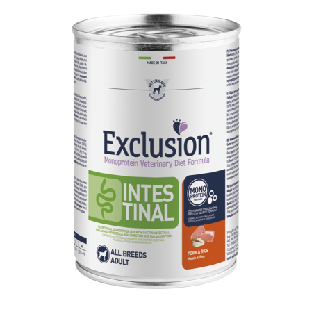 EXCLUSION DIET INTESTINAL MAIALE E RISO ALL BREED 400GR