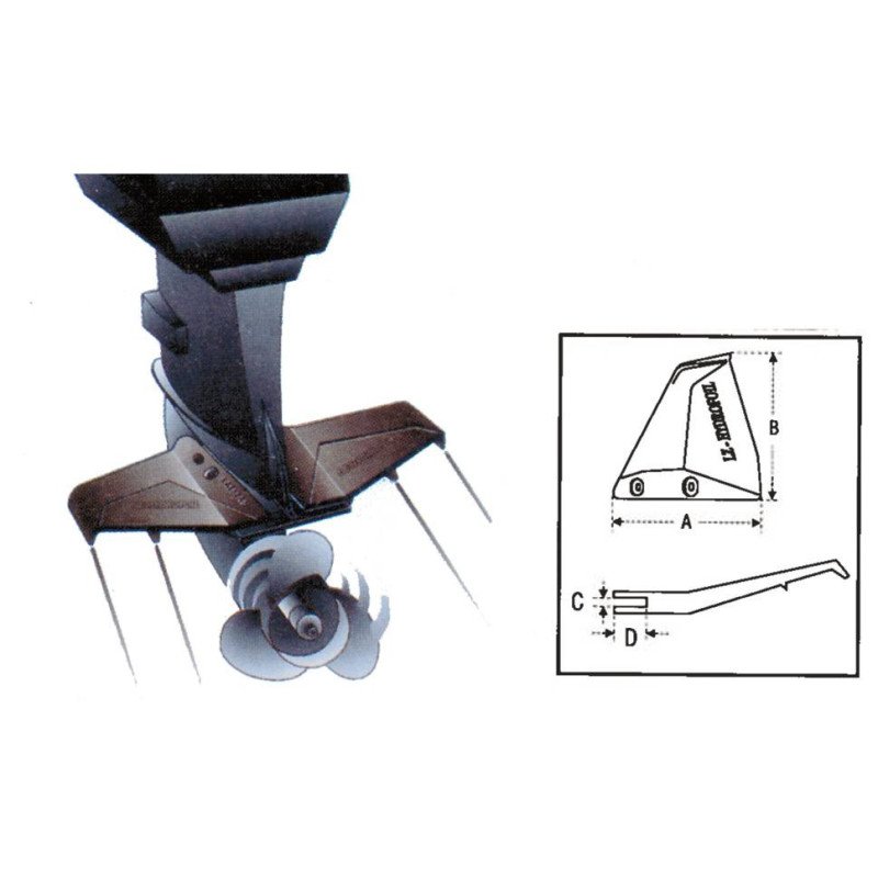 GFN STABILIZZATORE IDRODINAMICO PER MOTORI FUORIBORDO