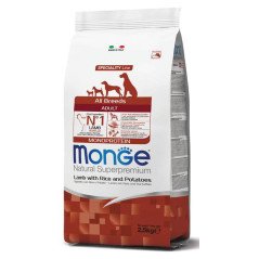 MONGE CROCCANTINI ALL BREEDS ADULT AGNELLO RISO E PATATE