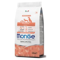 MONGE CROCCANTINI ALL BREEDS ADULT SALMONE RISO
