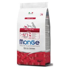 MONGE CROCCANTINI MINI ADULT POLLO