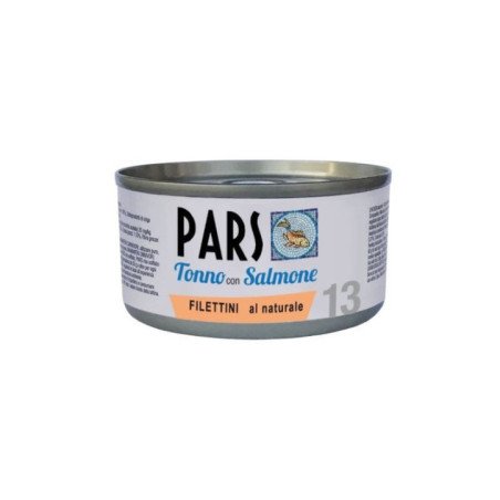 PARS UMIDO FILETTINI AL NATURALE AL TONNO CON SALMONE 85GR