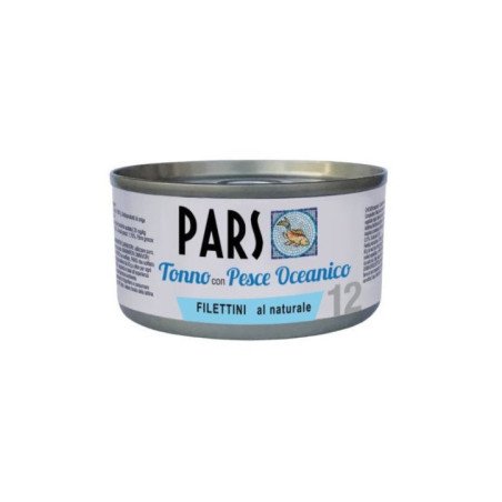PARS UMIDO FILETTINI AL NATURALE AL TONNO CON PESCE OCEANICO 85GR