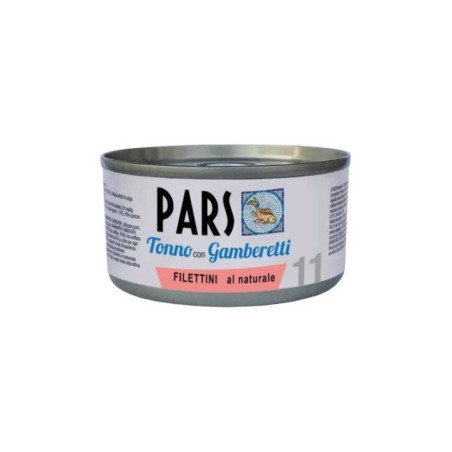 PARS UMIDO FILETTINI AL NATURALE TONNO CON GAMBERETTI 85GR