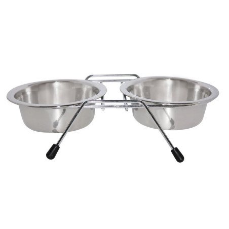 LEOPET CIOTOLE IN ACCIAIO INOX CON PORTACIOTOLE