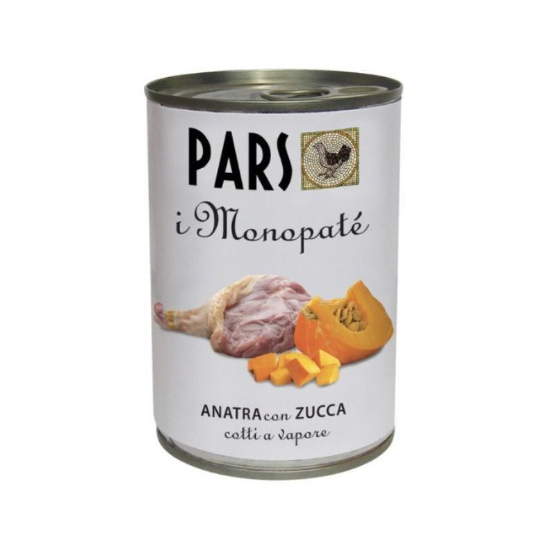 PARS MONOPATE' ANATRA CON ZUCCA 395GR