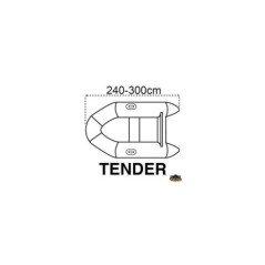 TREM TELO COPRI TENDER "COVY LINE" MISURE VARIE