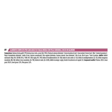 PURINA PRO PLAN ADULT MEDIUM SENSITIVE SKIN SALMONE