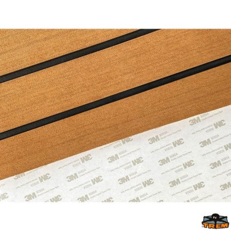 TREM RIVESTIMENTO AUTOADESIVO PER PONTI E COPERTA IN EVA EFFETTO TEAK