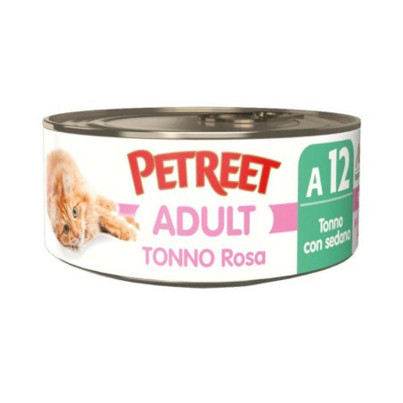 PETREET TONNO ROSA ADULT A12 TONNO E SEDANO 70GR