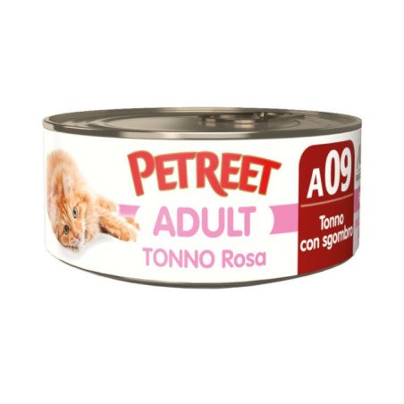 PETREET TONNO ROSA ADULT A09 TONNO E SGOMBRO 70GR