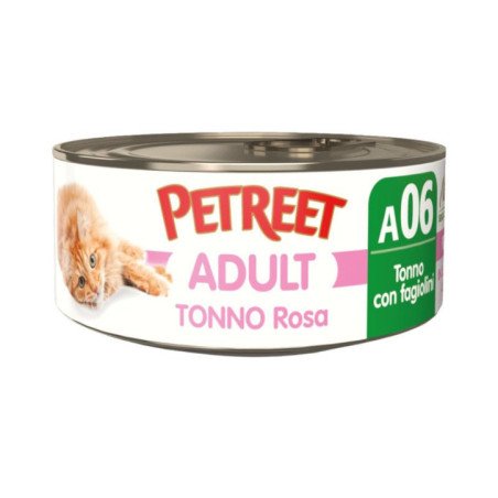 PETREET TONNO ROSA ADULT A06 TONNO E FAGIOLINI 70GR
