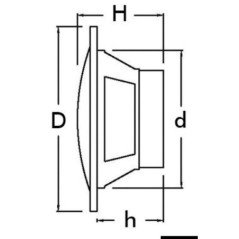 OSCULATI CASSE STEREO DOPPIO CONO BIANCHE 5,25" 2X80W