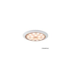 OSCULATI PLAFONIERA LED SENZA INCASSO DAY/NIGHT BIANCA INOX