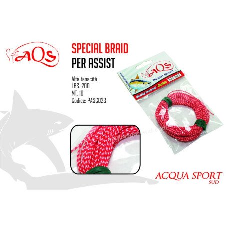 AQS SPECIAL BRAID PER ASSIST 20 MT 200 LBR