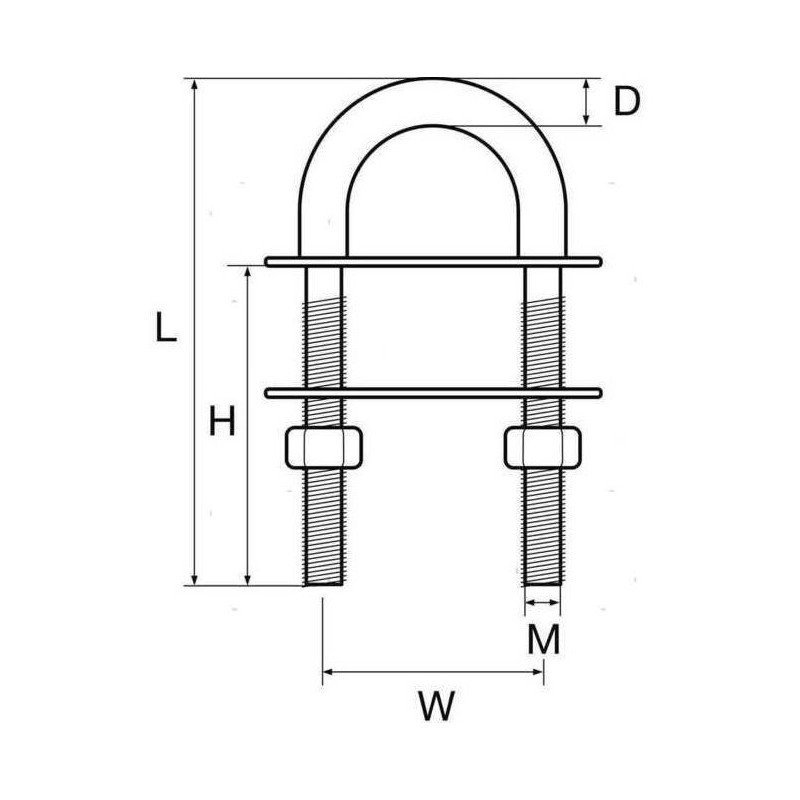 MTM CAVALLOTTO BOLT-G ACCIAIO INOX 14MM
