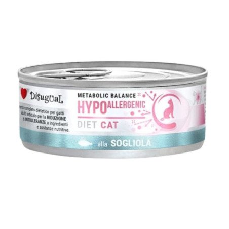 DISUGUAL GATTO LATTINA METABOLIC HYPO DIET SOGLIOLA 85GR