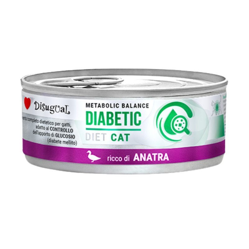 DISUGUAL GATTO LATTINA METABOLIC DIABETIC DIET ANATRA 85GR