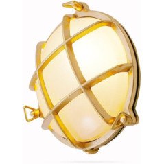 FS TARTARUGA TONDA LAMPADA IN OTTONE 220V