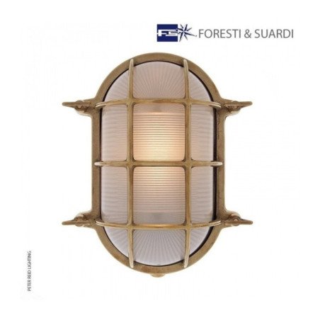 FS TARTARUGA OVALE LAMPADA IN OTTONE 220V