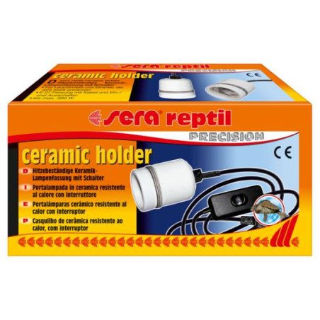 SERA REPTIL CERAMIC HOLDER PORTALAMPADA IN CERAMICA