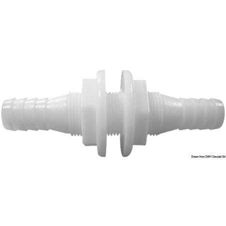 OSCULATI PASSAPARATIA 19/20 MM IN NYLON BIANCO