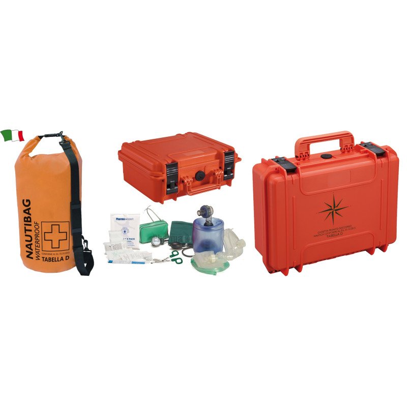 KIT DOTAZIONE PRONTO SOCCORSO TABELLA D