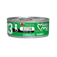 DISUGUAL GATTO LATTINA MINI ME KITTEN PATE' AL CAONIGLIO 85GR
