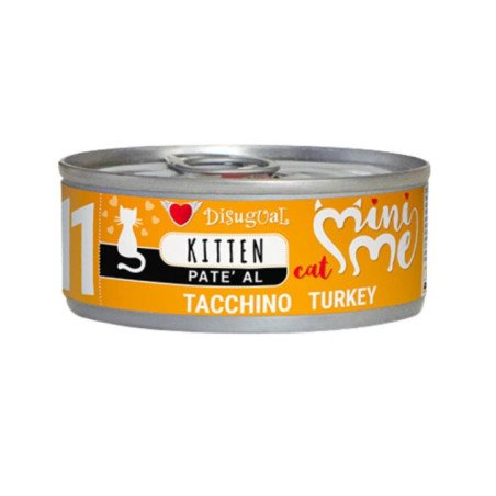 DISUGUAL GATTO LATTINA MINI ME KITTEN PATE' AL TACCHINO 85GR