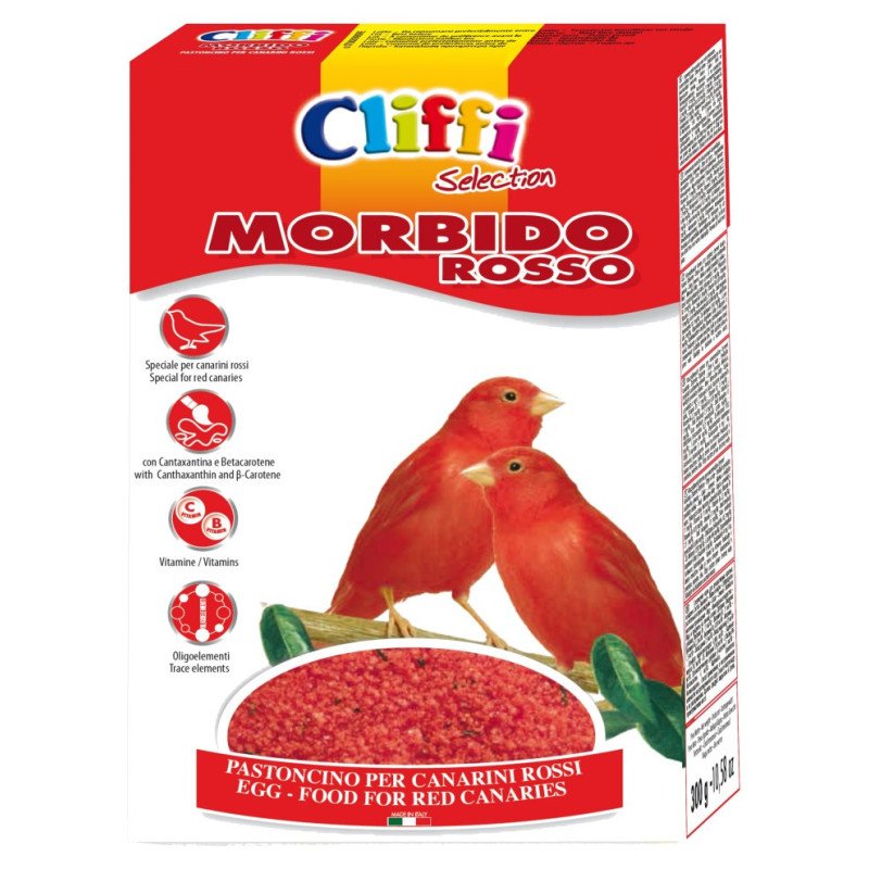 CLIFFI PASTONCINO MORBIDO SUPER ROSSO 300GR