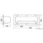 OSCULATI TASCA LATERALE PORTA OGGETTI 540x244x120