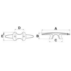 TREM BITTA SILVER GATE NERA IN ACCIAIO INOX