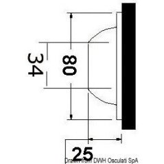 OSCULATI FARETTO A LED SUBACQUEO BLU 5W